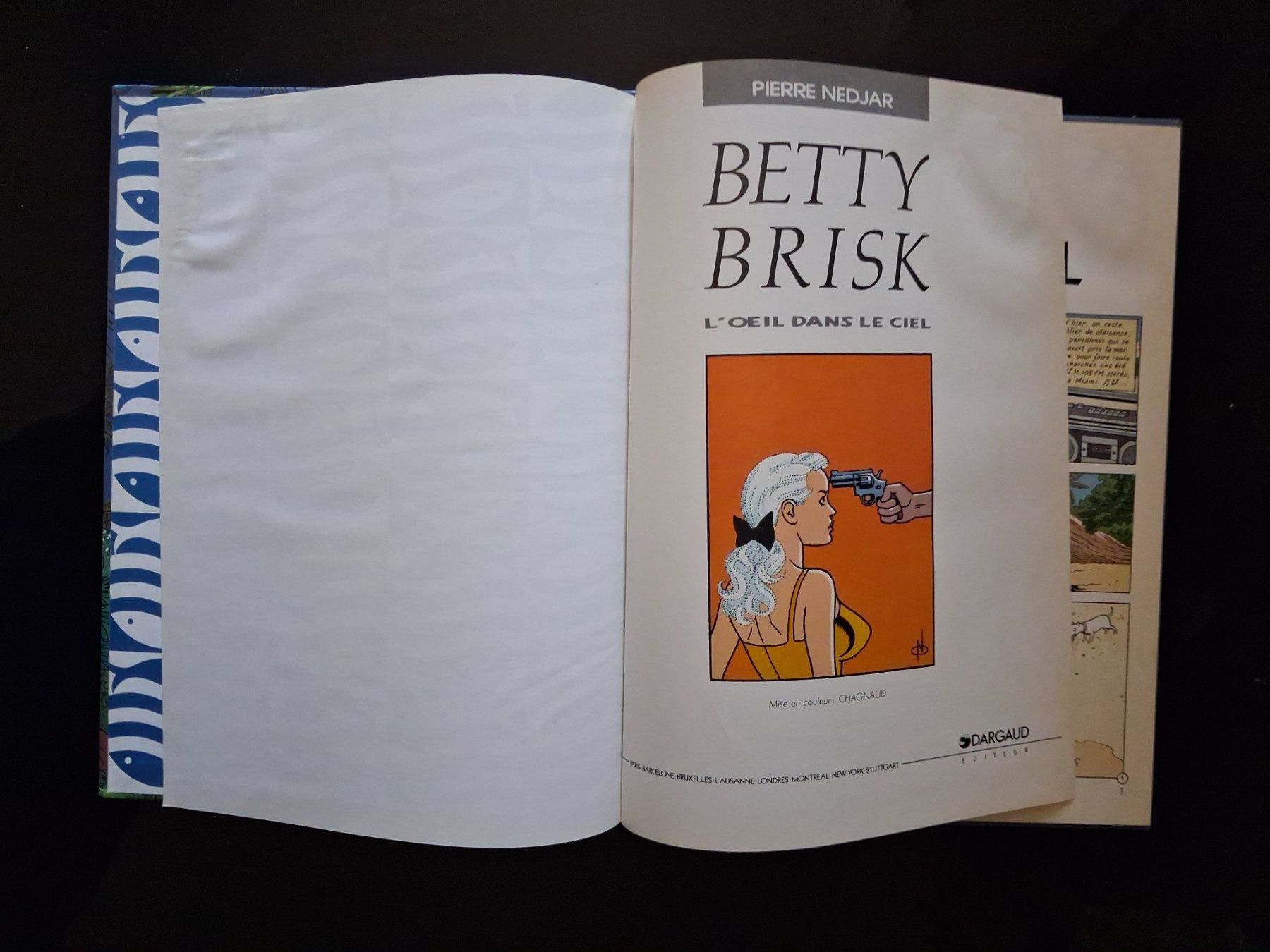 Fumetti: BD Betty Brisk L'oeil Dans Le Ciel - Dargaud - 1992 - EO – Usato da Cartigny venduto da pgc_fk9s 2
