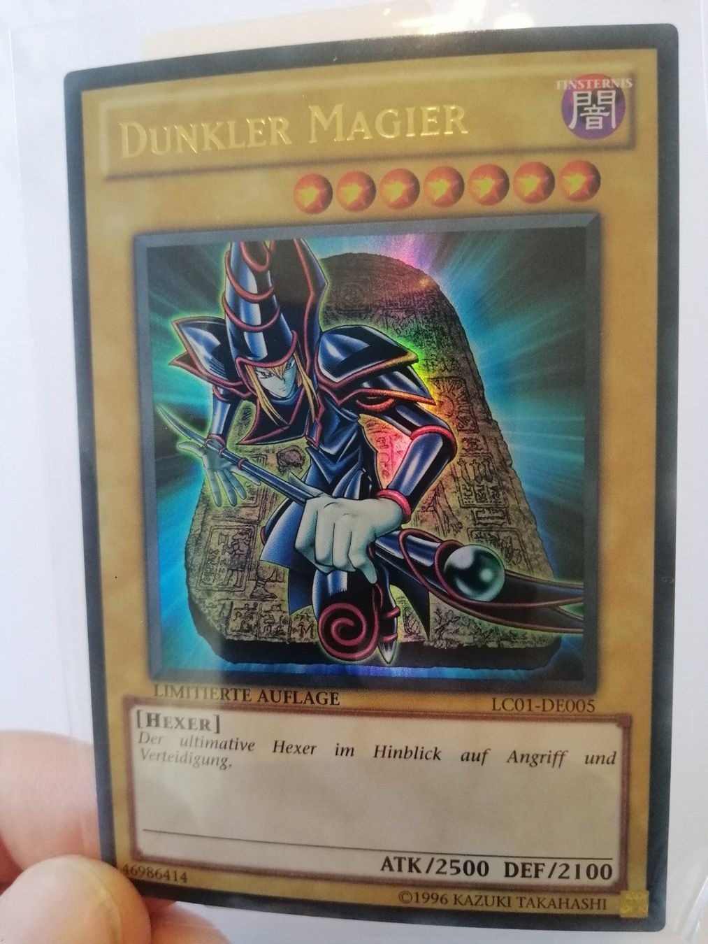 Yugioh Carte collezionabili: Dunkler Magier Ultra-Rare Mint Limitiert – Nuovo (secondo la descrizione) da Boswil venduto da ShoppingCenterCity 2