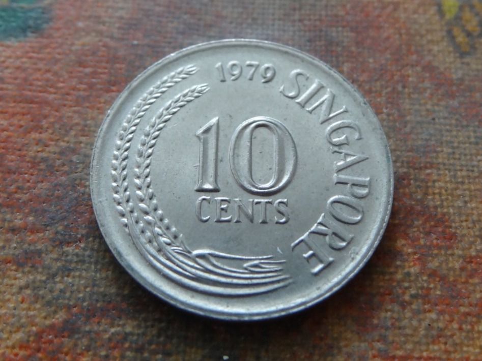 Tutti le monete: SINGAPOUR  10  Cents  1979 – Usato da Romanel-sur-Lausanne venduto da Swift13