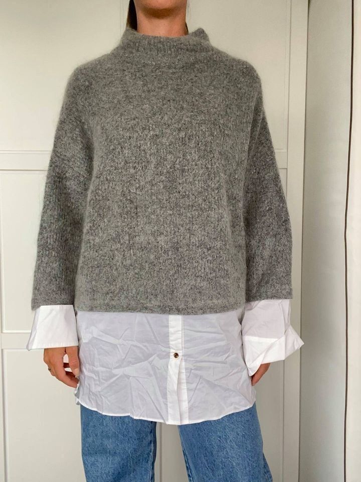 Pullover & Sweatshirts: H&M Pullover inkl. Hemd / Strickpullover, Size 38 – Gebraucht aus Muri b. Bern von SigridW