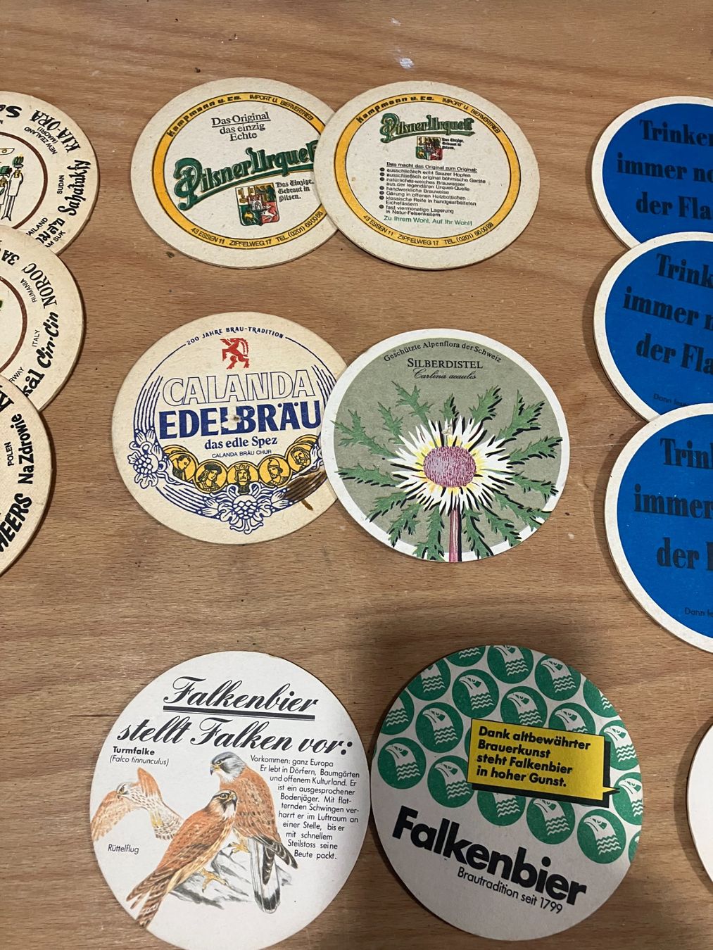 Untersetzer: Bierdeckel antik – Gebraucht aus Lindau von Caterpiller 5