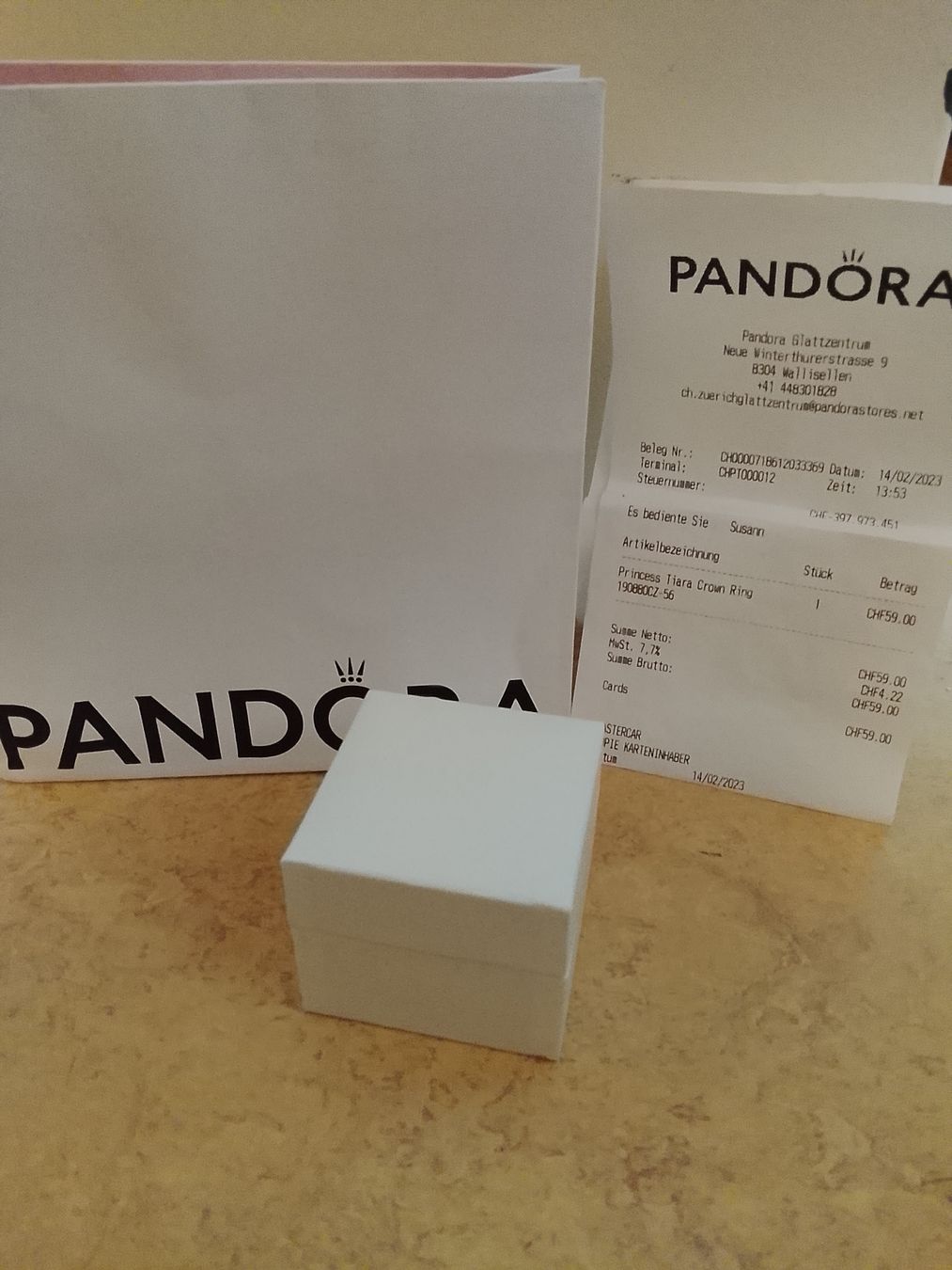 Pandora Ringe: Pandora Ring Original mit Quittung/Box/Säckli – Gebraucht aus Dietikon von iam_yc7c 1