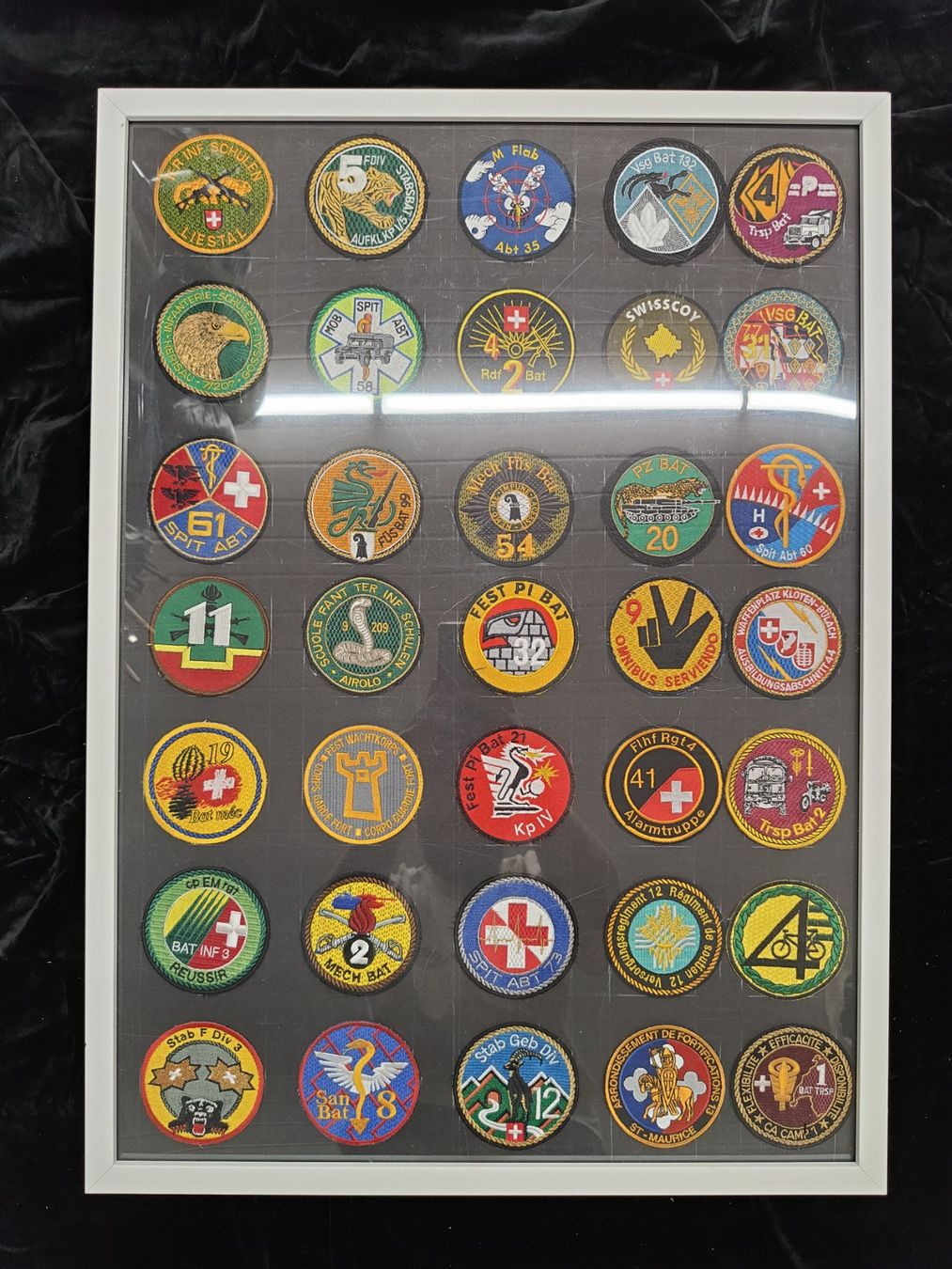 Schweizer Armee Placchette & Badge: Sammlung Verbandsabzeichen Ord. 1995 – Usato da Bauma venduto da SwissMilitaria 1