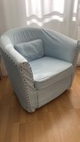 Sessel, IKEA Tullsta mit Stoffbezug in Jeansoptik