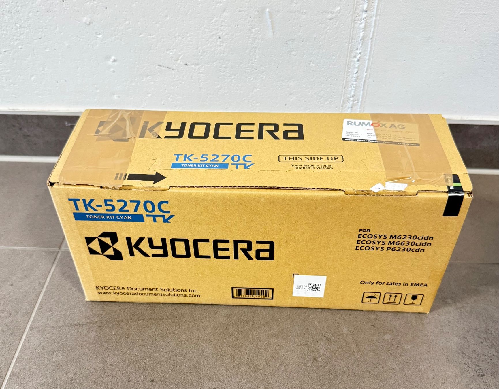 Kyocera Cartucce per stampanti & toner: Kyocera ECOSYS Toner TK-5270C – Nuovo e nell'imballaggio originale da Lausen venduto da Albprint
