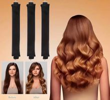 3x Lockenwickler für Volumen & Locken, schwarz