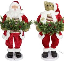 AKTION Animierter Weihnachtsmann / Bär 90cm
