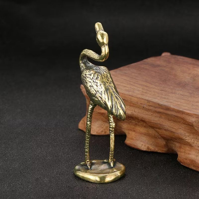 Figuren: Flamingo aus Messing – Neu (gemäss Beschreibung) aus Uerkheim von Justi.y 2