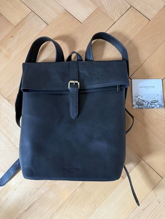 Lederrucksack Holzrichter Berlin Rolltop Rucksack No 4-2 (M)