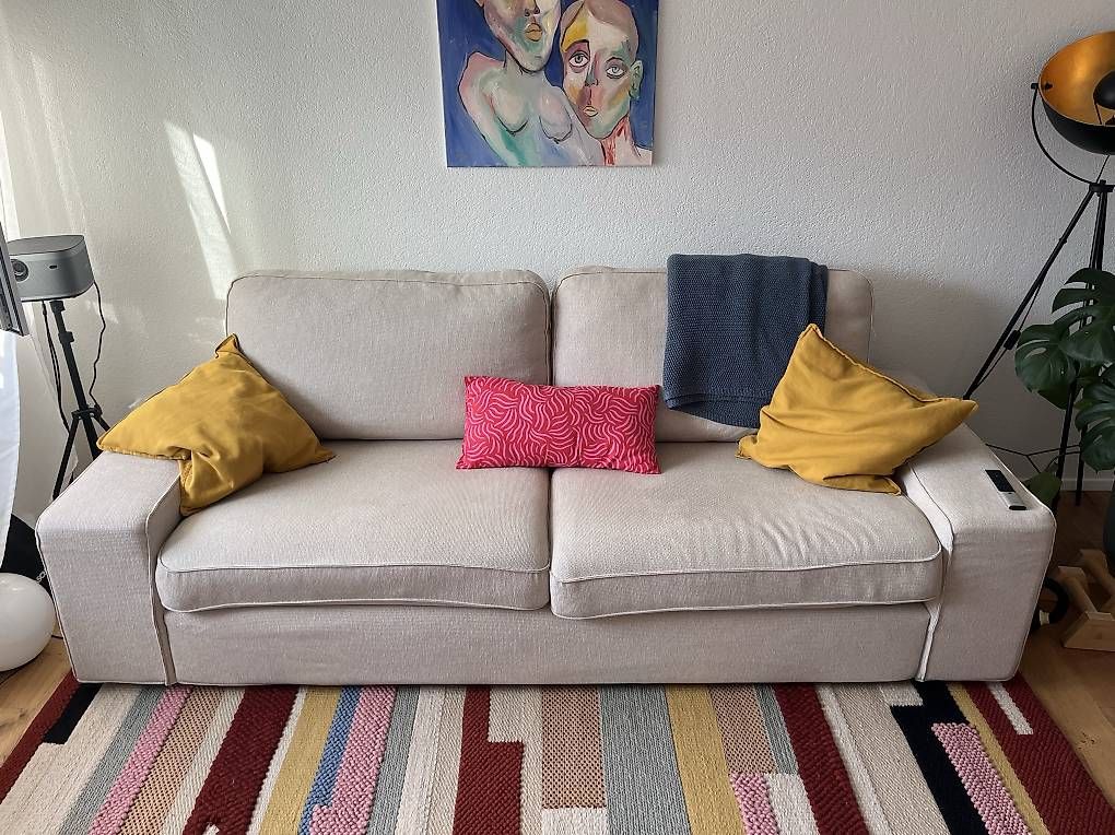 Ikea Divani: Sofa Beige 3-Sitzer KIVIK IKEA – Usato da Kreuzlingen venduto da jan_c5d9