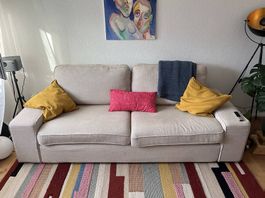 Sofa Beige 3-Sitzer KIVIK IKEA