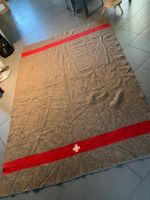 Armee Wolldecke W 60 braun/rot/weiss (Zustand sehr gut!)
