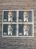 Gustav Adolf Hasler Briefmarke, 4er Block, Top Zustand!