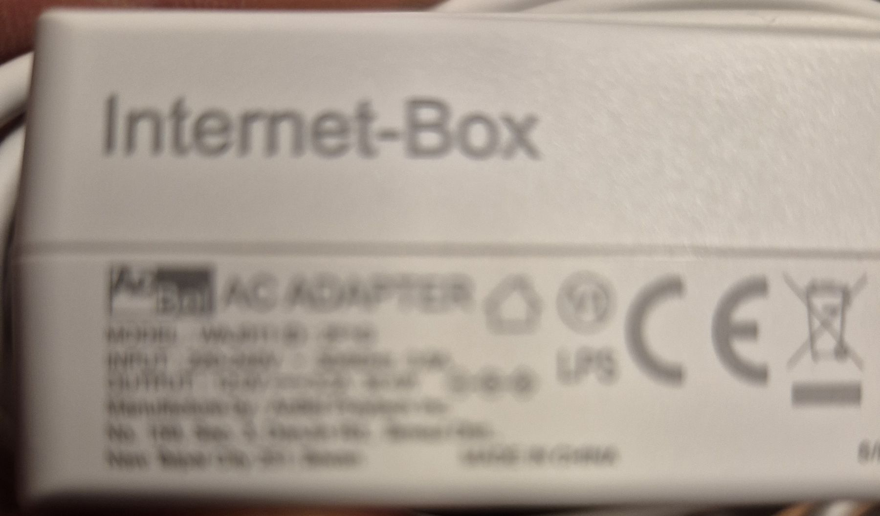Caricabatterie: Original Internet-Box Stromadapter, Neuwertig! – Usato da Halten venduto da GiMu.84 4