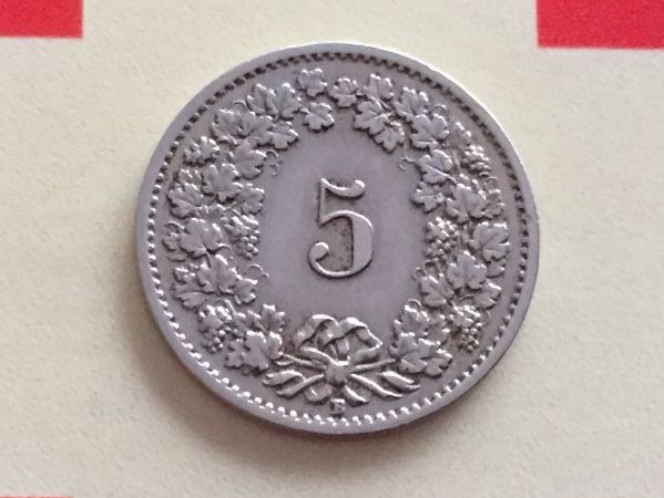 Tutti le monete: 5 Rappen 1919 ss+ – Usato da Elsau venduto da herbybay 1