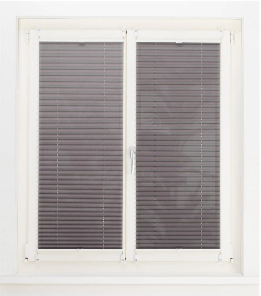 Tende da sole: 9 Stück Micasa Plissee BASIC 45 x 130 cm grau/braun – Usato da Stans venduto da Cherry_2000 1