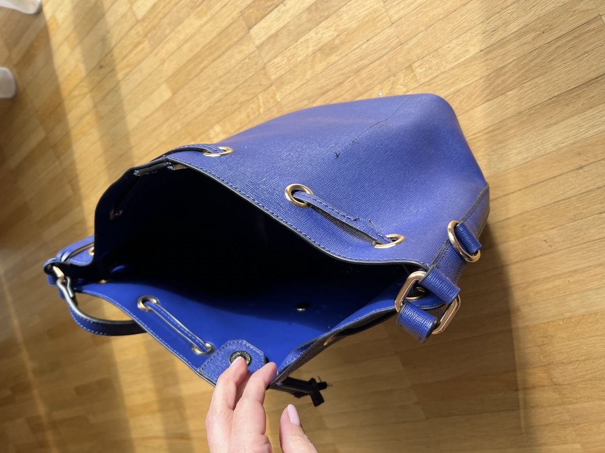 Borse: Königsblaue Beuteltasche – Usato da St. Gallen venduto da Mokki2014 6