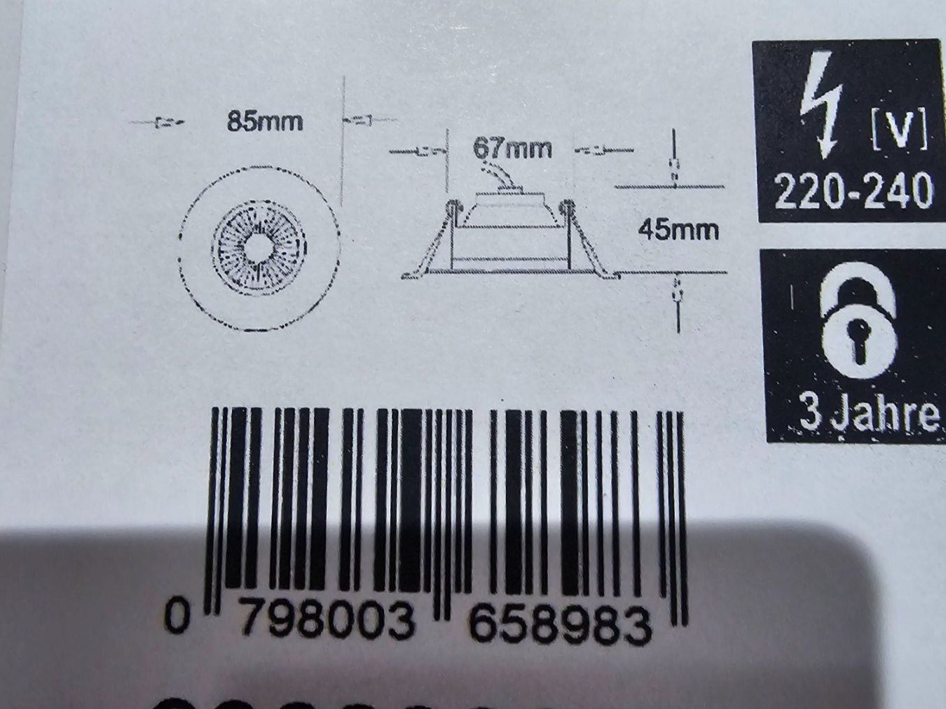 Lampadari & plafoniere: LLight Einbauspot 7W 4000K 630Lm 5 Stück – Nuovo e nell'imballaggio originale da Zollbrück venduto da gueschu01 2