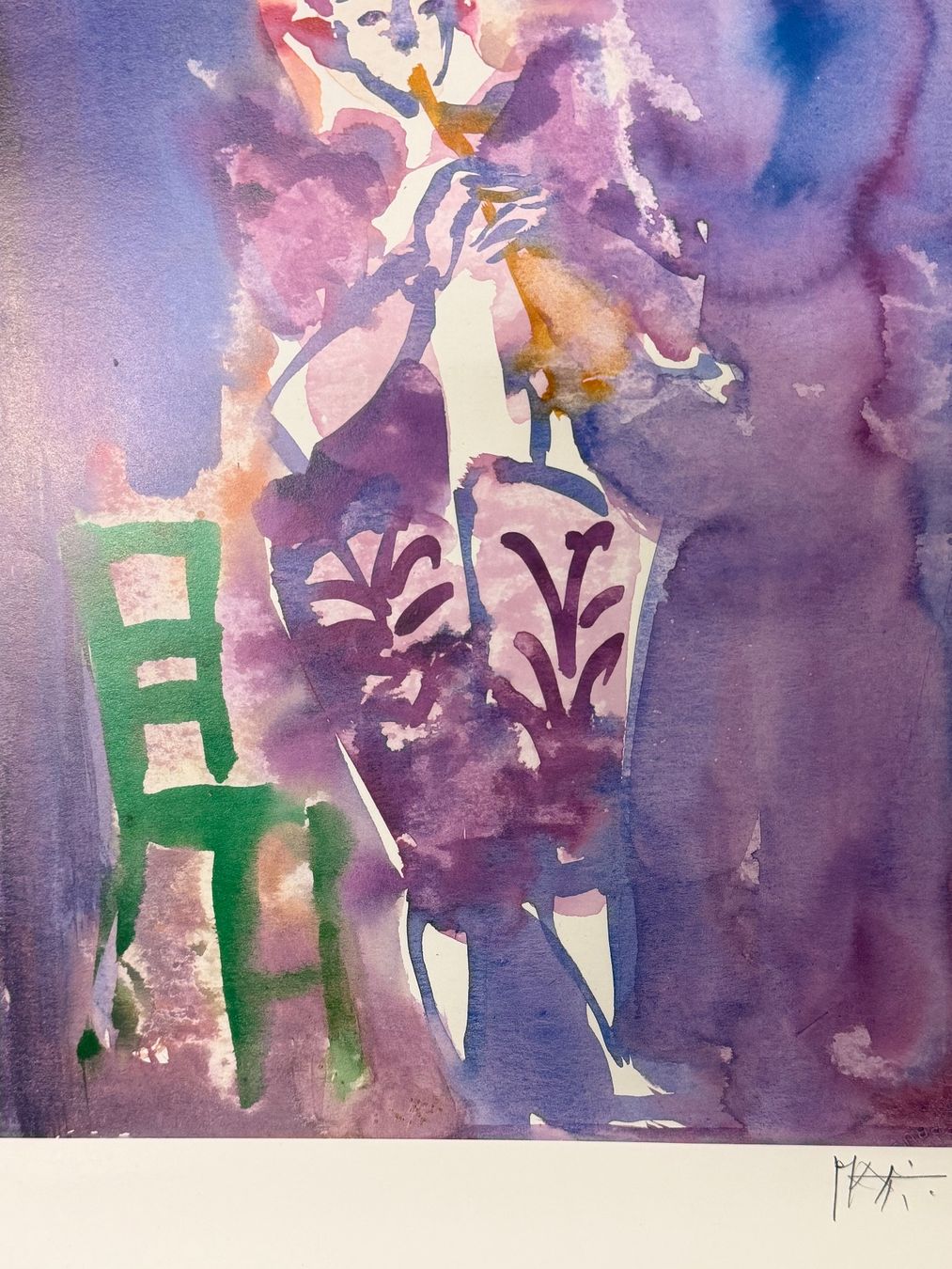 Dipinti: PIATTI Original signierte Lithographie. – Usato da Basel venduto da PAUL_ART 3