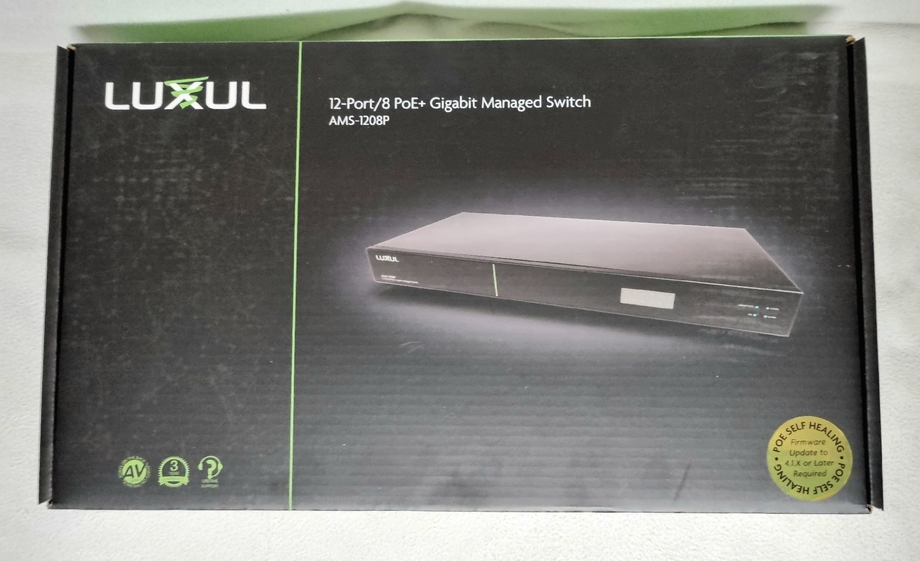 Hub & Switch: Netzwerk Switch - Luxul AMS-1208P – Nuovo e nell'imballaggio originale da Emmen venduto da Highlife_Technik 5