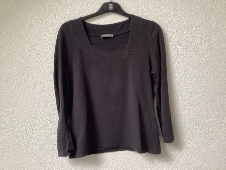 Backstage schwarzes Langarmshirt, Gr.M spezieller Ausschnitt