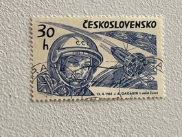 Cosmo und Space Theme Briefmarke