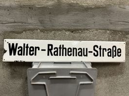 Walter rathenau strasse Strassenschild Name