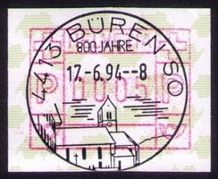 ATM 9_SK-VO 4413 BÜREN (SO)_800 Jahre !_SK147_17.6.94 ET !