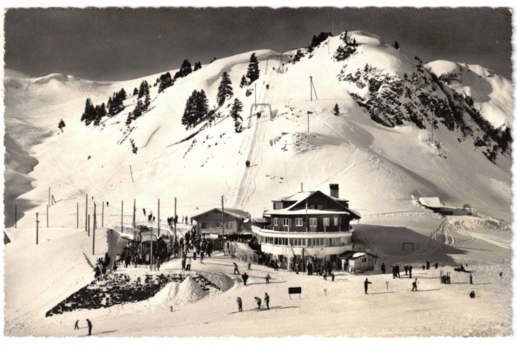 Ansichtskarten: Villars - Col de Bretaye mit Skilift – Gebraucht aus Binningen von Mountainrider