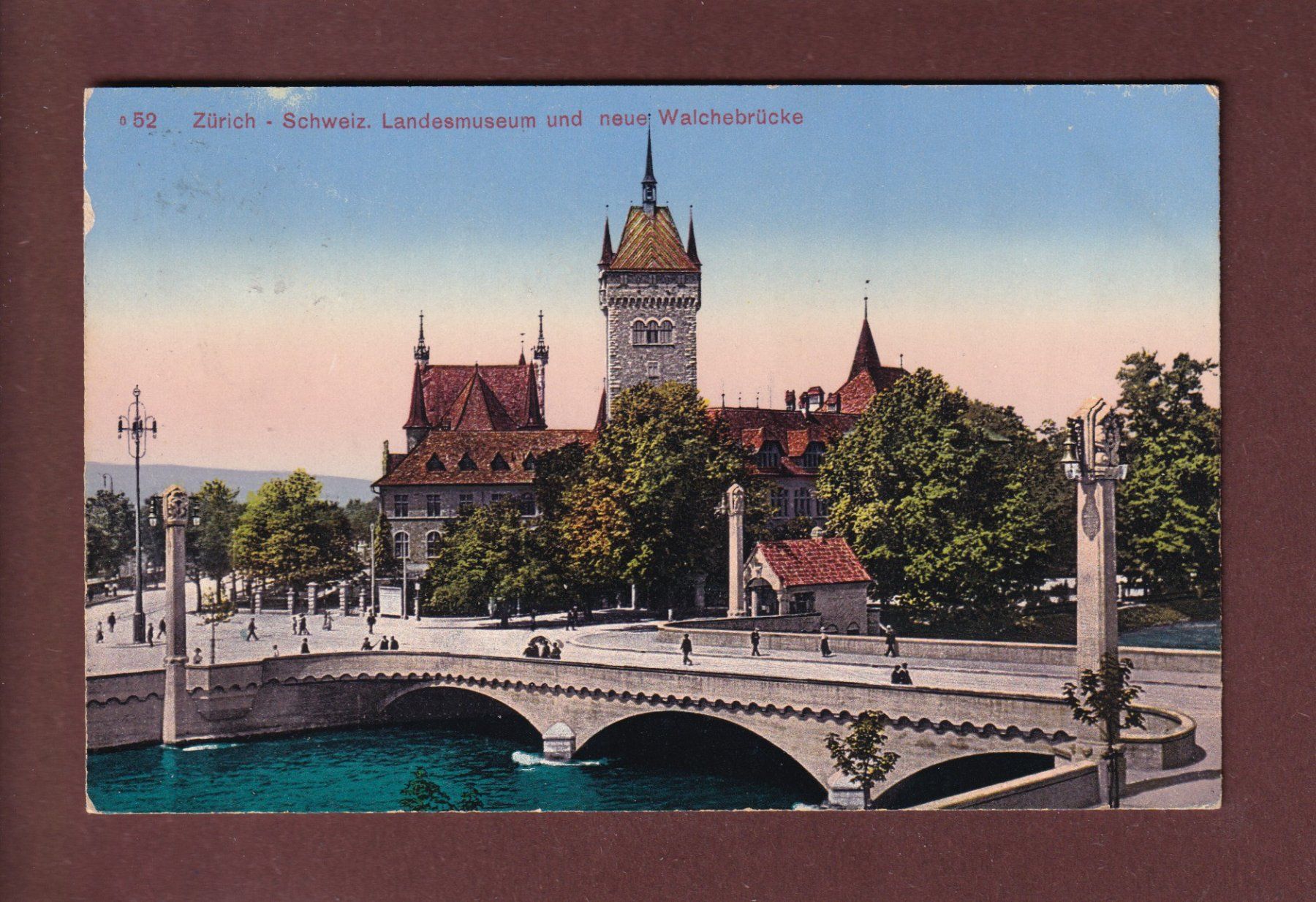 Cartes postales: ZÜRICH - Landesmuseum - 1918 – D'occasion à Pully par nicecards
