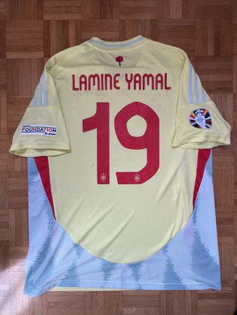 Original Lamine Yamal Spanien Euro 2024 Trikot XL
