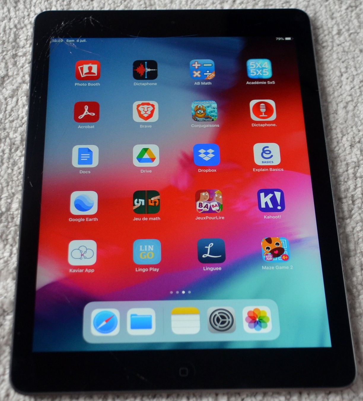 Apple Tablet PC: Apple iPad Air 16GB A1474 – Usato da Collonges venduto da arashee