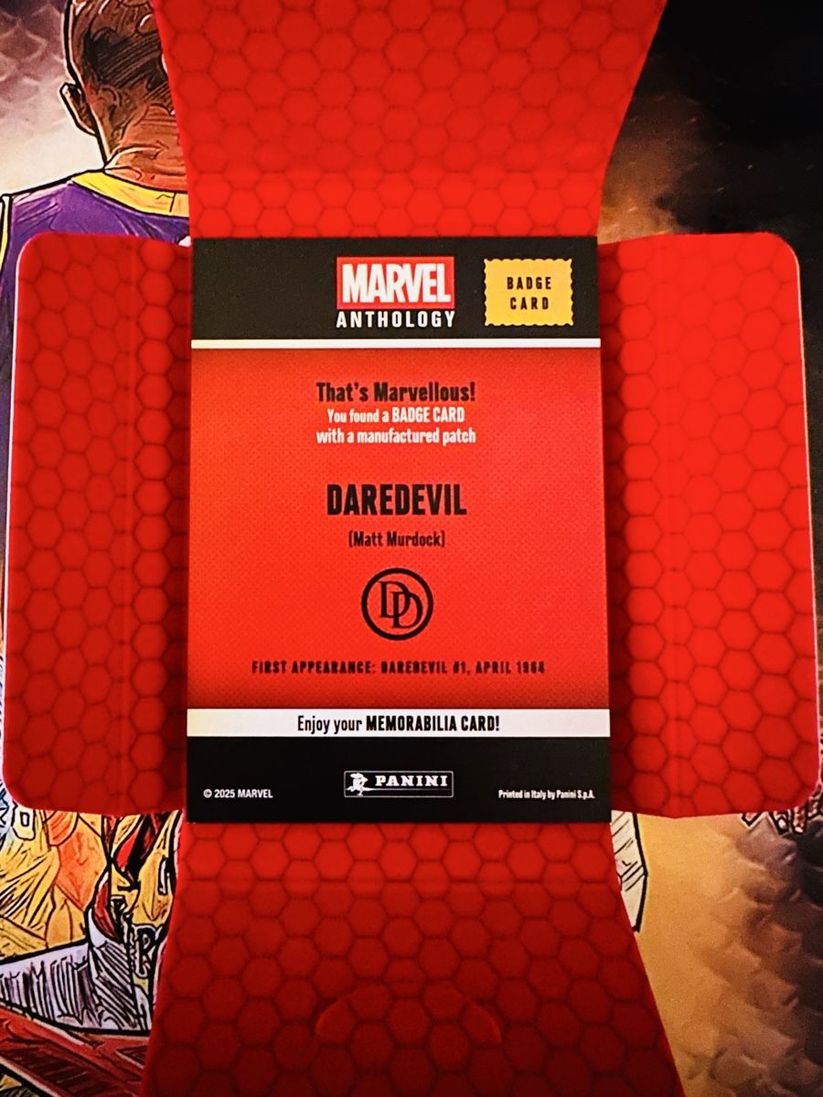 Marvel Carte collezionabili: Marvel Anthology Badge Card Daredevil – Nuovo (secondo la descrizione) da Walliswil b.Wangen venduto da Swiss-Trading-Bros 1