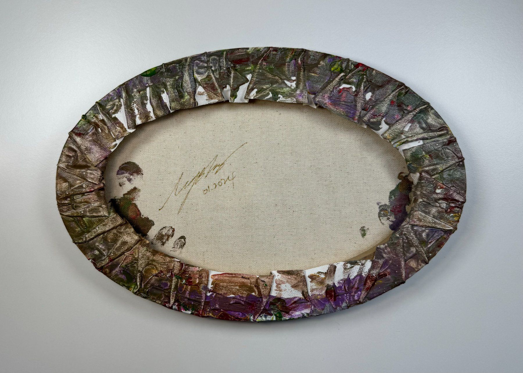 Dipinti: Acryl-Flüssigmalerei, Oval – Usato da Schlieren venduto da MayaSheng1983 2
