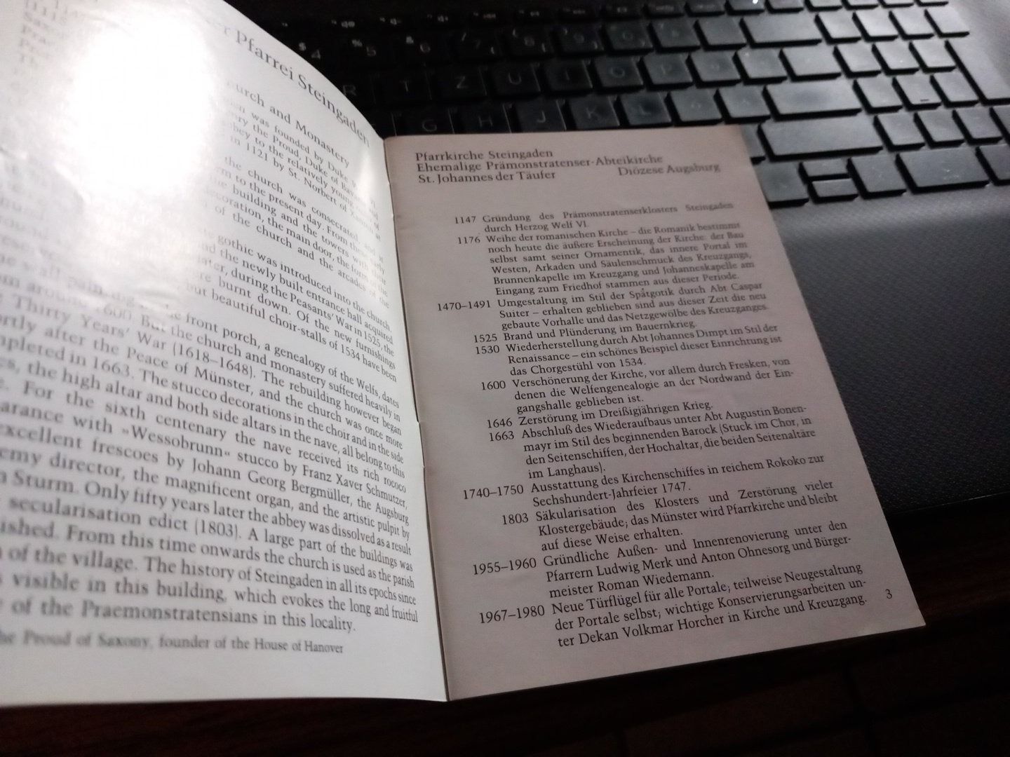 Documenti: alter Führer Wallfahrtskirche "Die Wies " – Usato da rust venduto da gisele100 5