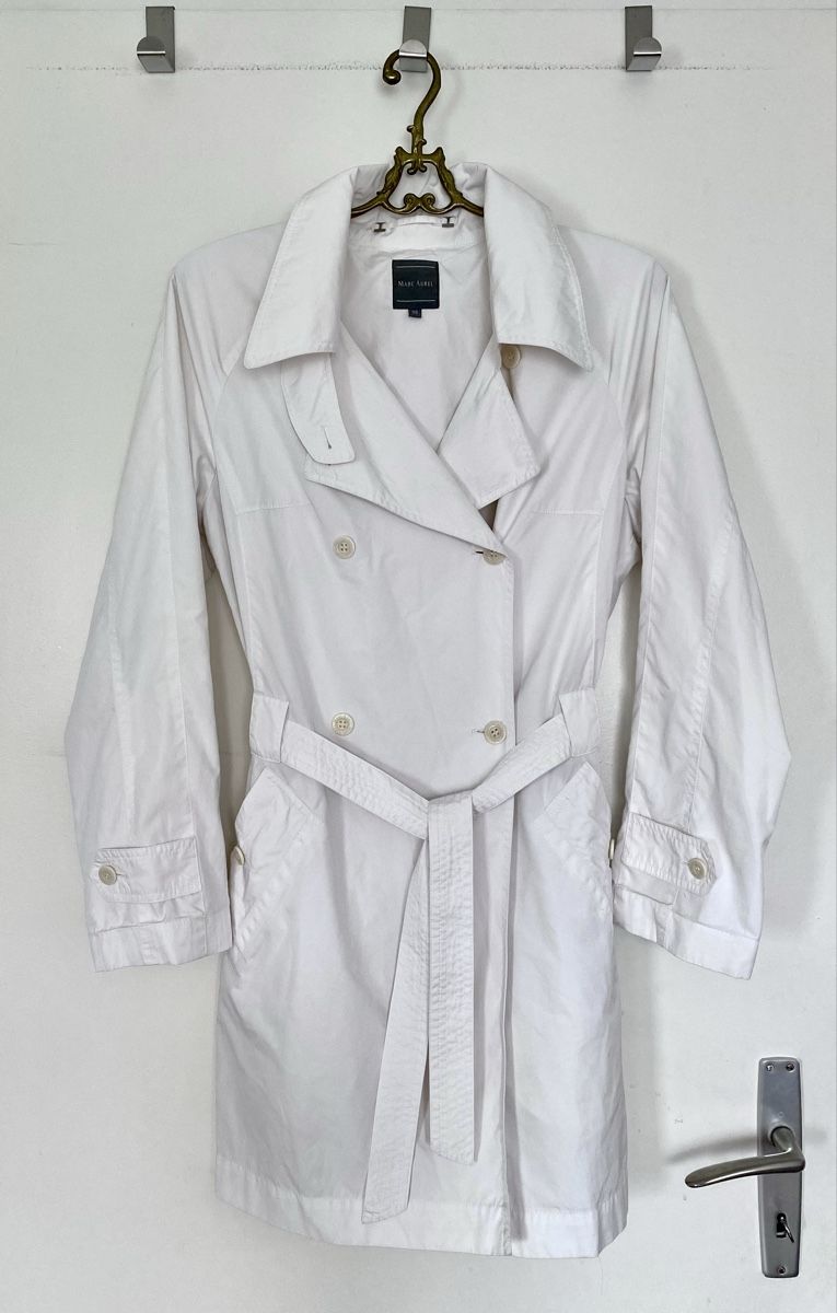 Cappotti: Trench-coat blanc Marc Aurel, taille 36 – Usato da Delemont venduto da ann_ftj8 3