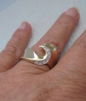 Echtschmuck: Brillant-Silberring I1 (G) 18/56