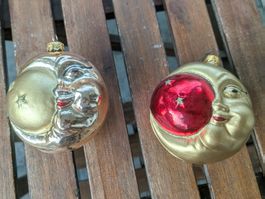 Vintage Mercury Glas Alt Kugel Weihnachtsbaumschmuck