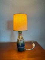 Vintage Keramik Lampe aus Schweden