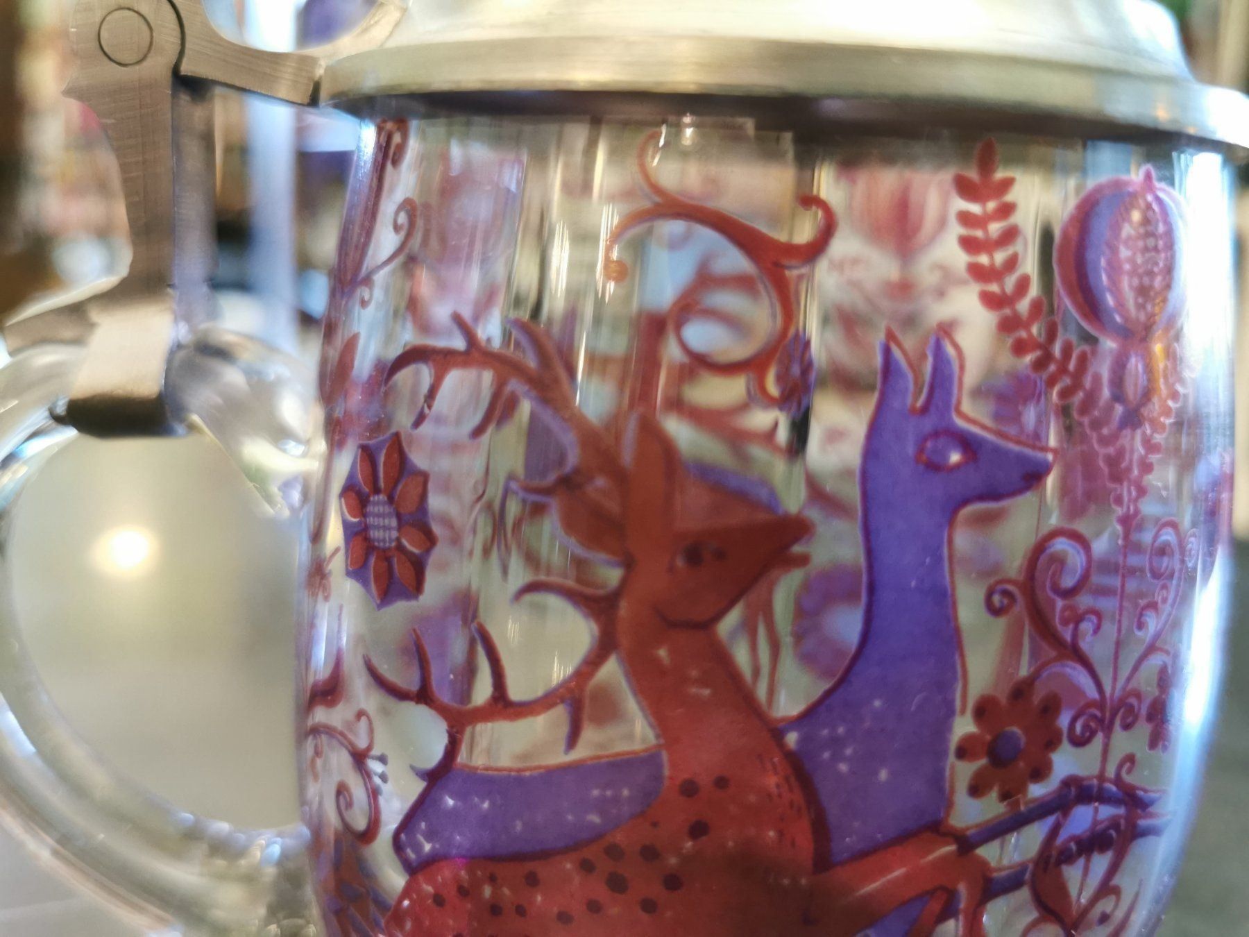 Gläser: Bierglas mit Zinndeckel – Gebraucht aus Zürich von ZuercherBrockenhaus 5