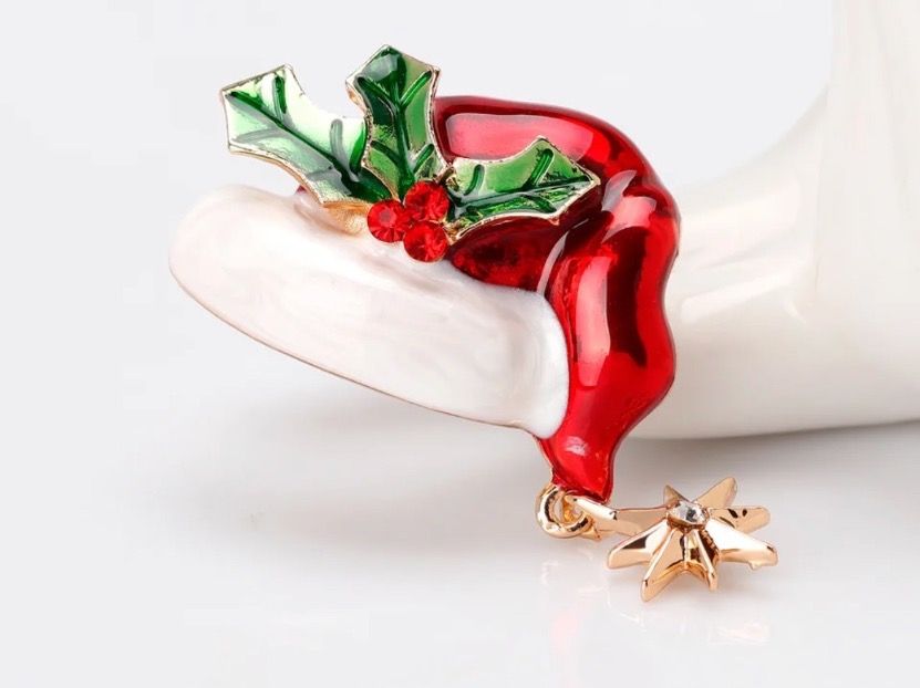 Spille & Fermagli: Brosche Weihnachtsmütze – Nuovo (secondo la descrizione) da Gams venduto da Mariawicca 1