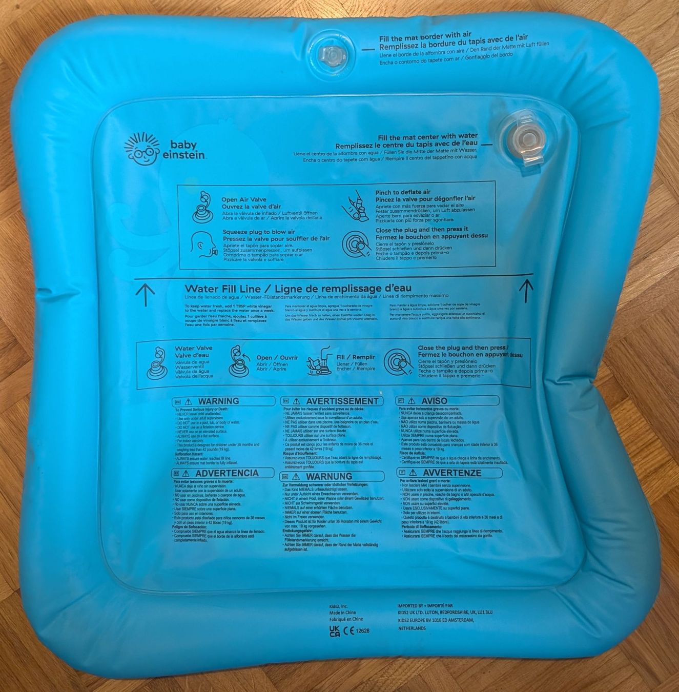 Tappeto da gioco: sensorische Wasser-Spielmatte Baby Einstein – Usato da Guntalingen venduto da Beni_001 1