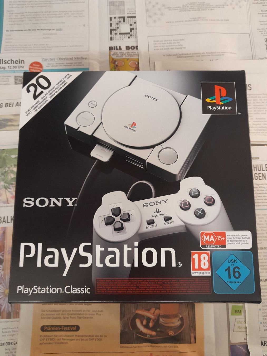 Sony Console: Sony PlayStation Classic mit 20 Spielen – Nuovo e nell'imballaggio originale da Rüti ZH venduto da Alemanni
