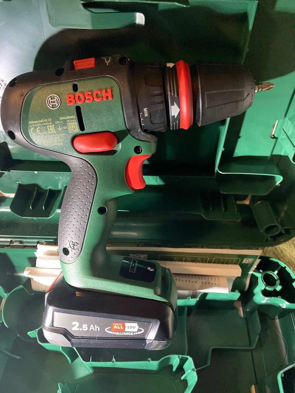 Bosch Trapani: BOSCH-AdvanceDrill 18 – Nuovo e nell'imballaggio originale da Seuzach venduto da herbgrinder 1