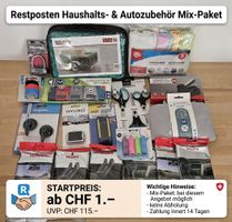 Restposten Haushalts- & Autozubehör Mix-Paket ab 1.- NEU