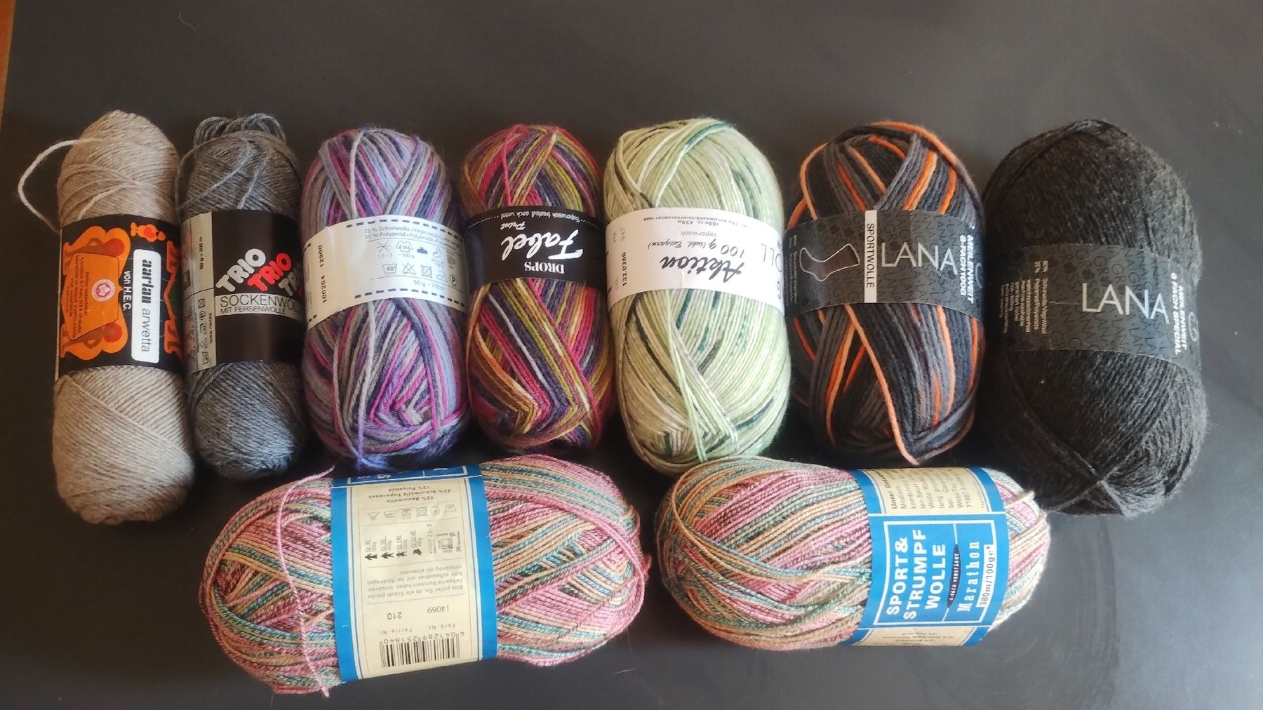 Lana: Sockenwolle  750 g neu – Nuovo (secondo la descrizione) da Schiers venduto da bak007