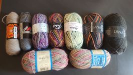 Sockenwolle ungebraucht 750 g