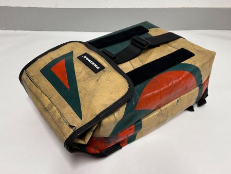 Freitag Rucksack, Modell F33 - Bonanza, beige/grün/orange