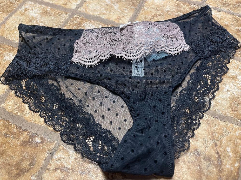 Nero/Rosa, Viola/Blu o Rosa / Pizzo Bianco Rete Sexy Mutandine Bikini