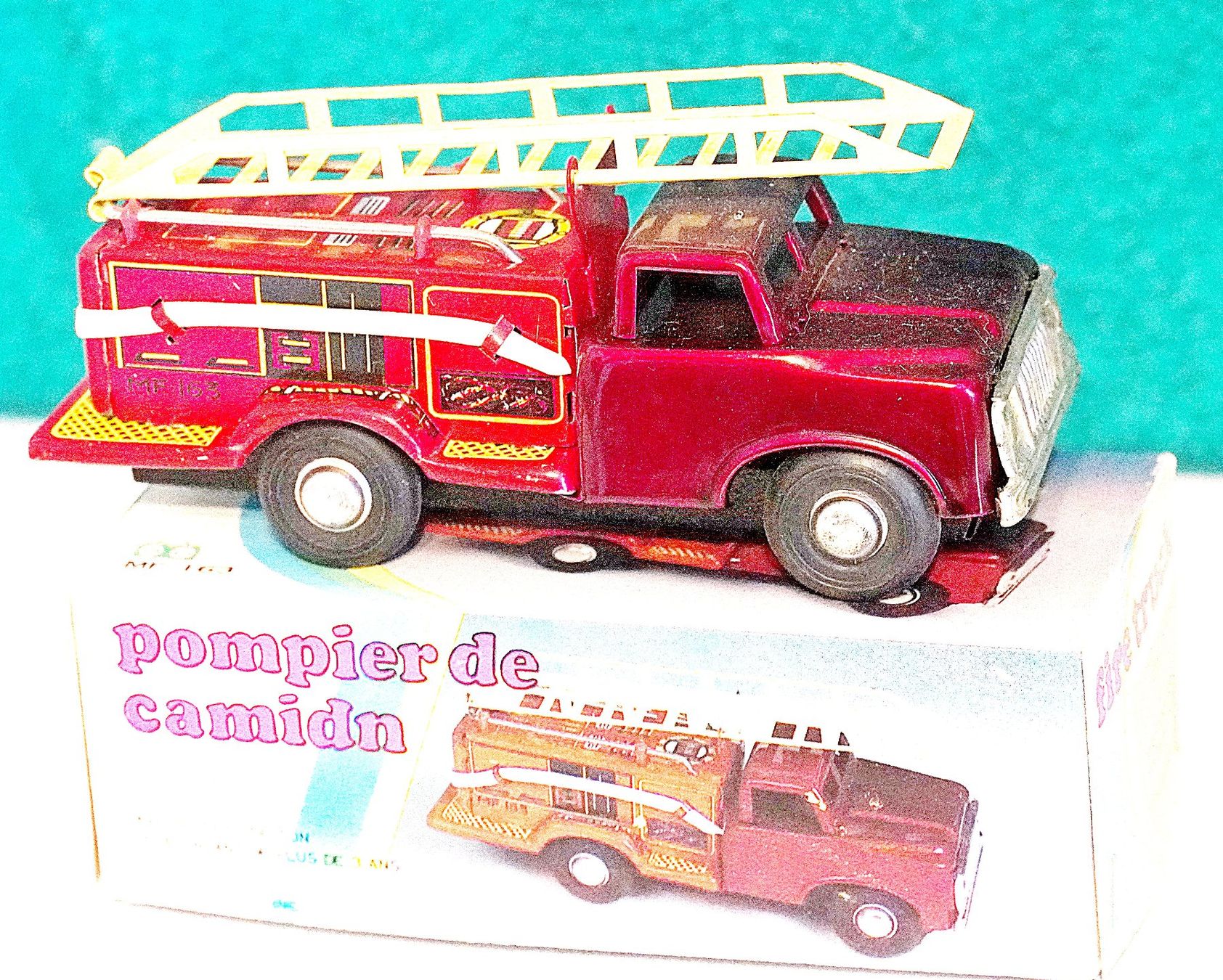 Giocattoli: Feuerwehr Blechauto alt – Nuovo e nell'imballaggio originale da Baar venduto da 2cvbaar